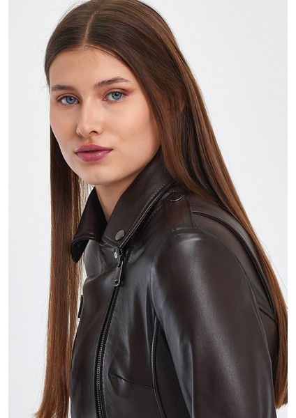 Biker Kadın Deri Ceket fiyatları