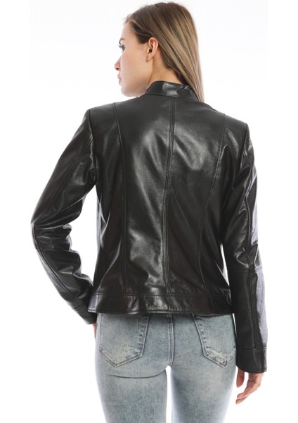 Klasik Kadın Deri Ceket fiyatları