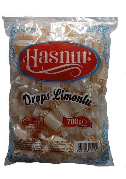 LİMONLU EKŞİ ŞEKER 700 GR AKİDE ŞEKERİ