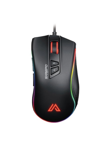 Profesyonel Gaming Oyuncu Mouse (Keskin Nişancı Tuşu, 11 Modlu Rgb LED Işık,programlanabilir Makro)