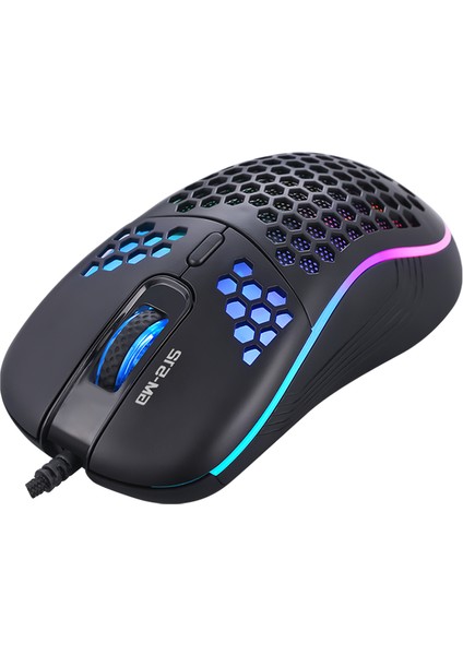 Gaming Oyuncu Mouse, (Rgb Led, 800'DEN 6400'E Ayarlanabilir Dpı, 1.5metre, Programlanabilir 7 Tuşlu)