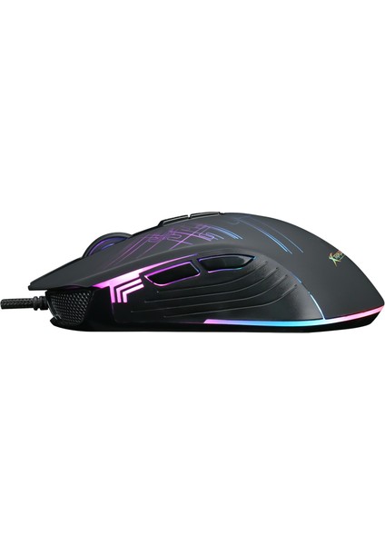 Profesyonel Oyuncular Için 7 Tuşlu Rgb LED Aydınlatmalı, Pro Gaming Oyuncu Mouse (1.7 Metre Kablo)