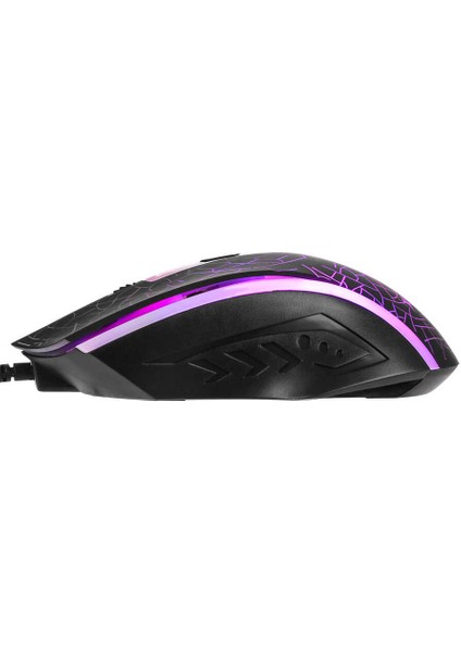 Rgb LED Işıklı, Yüksek Performanslı 4 Tuşlu Oyuncu Gaming Mouse (1.4METRE-800 ve 1200 Dpı Seçenekli)