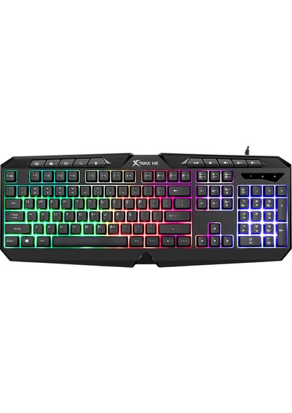 Oyuncular Için 4'lü Premium Gaming Set LED Rgb Klavye, LED Rgb Kulaklık, LED Rgb Mouse ve Pad Seti