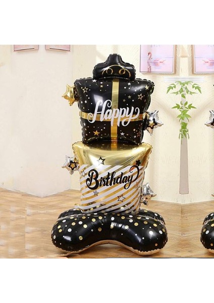 Yılbaşı Hediye Kutusu Happy New Year Folyo Balon 120X58 cm 1 Adet fiyatları