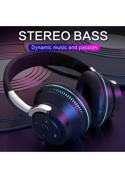 Tv Bluetooth Kulaklıklar Kablosuz Headphon Mic ile USB Adaptörü Kulaklık Gürültü Önleyici Stereo Katlanabilir Bas Tv Kulaklık Için (Yurt Dışından)