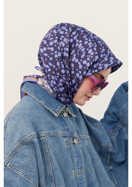 Twill Ipek Eşarp 11412-19