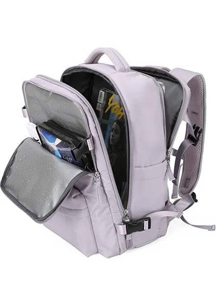 Kadın Büyük Kapasiteli Çok Fonksiyonlu Bagaj Sırt Üniversite Öğrencileri Lise Öğrenci Seyahat Çantası (Yurt Dışından)