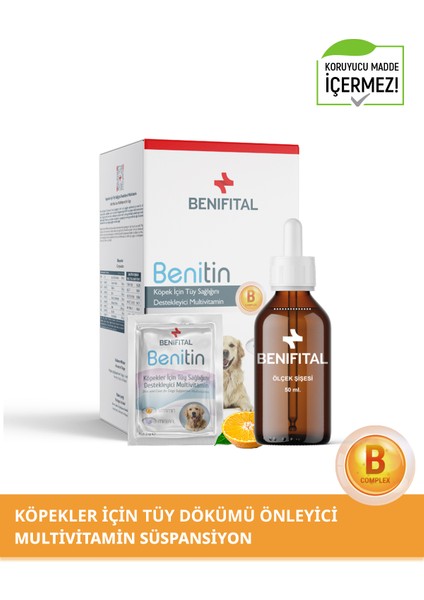 Köpek Deri Ve Tüy Sağlığı Seti Tüy Dökümü Önleyici Benitin + Fish Oil (Biotin ve Omega 3-6)