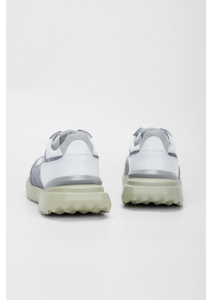 Erkek Beyaz/gri Deri Sneakers & Spor Ayakkabı 698 1060-4 Erk Ayk SK23/24 fırsatları