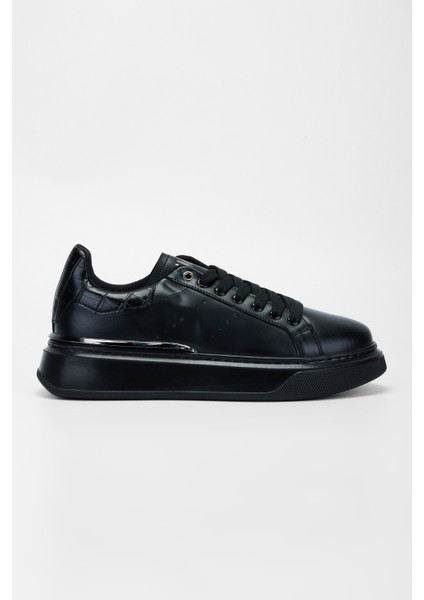 Erkek Siyah Vegan Sneakers & Spor Ayakkabı 804 645 Erk Ayk SK23/24