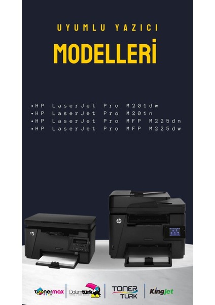 Hp Laserjet Pro Mfp M225DN Muadil Toner 2'li Paket / CF283X / M225DN