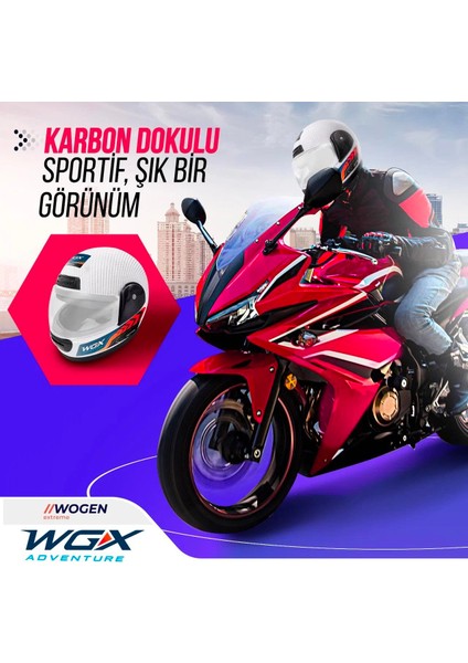 Pro Helmets Wgx-7 Full Face Motosiklet Kaskı