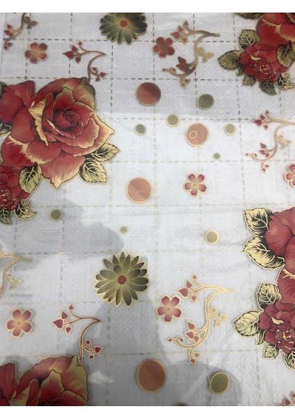 ŞEFAF DESENLİ Masa Örtüsü 70cm X 90cm 1.8mm Pvc Masa Örtüsü Desenli Koruyuc