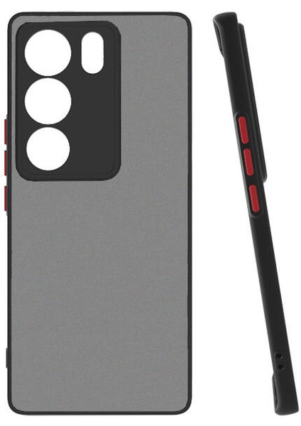 Vivo V29 5g Kılıf Mat Parmak Izi Yapmaz Kamera Korumalı Renkli Tuşlu Sert Silikon Kapak (Hux) fiyatları