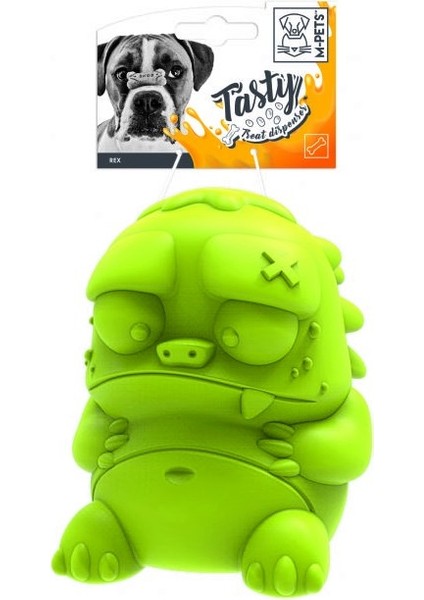 Rex Ödül Hazneli Kauçuk Köpek Oyuncağı Green
