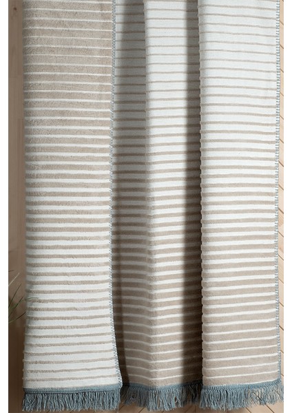 Jolie Bej Tek Kişilik Pamuklu Battaniye 160*220 cm