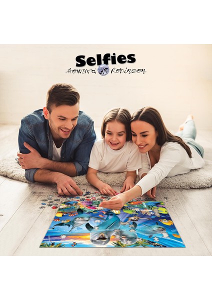 - Hayvanat Bahçesi Selfie 500 Parça Yetişkin Puzzle 10063