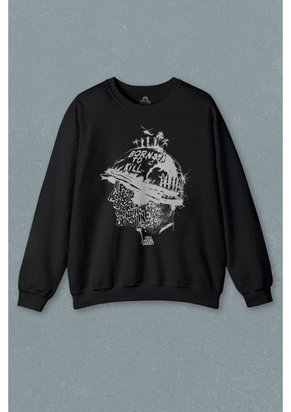 Stanley Kubrick Full Metal Jacket Filmi 1995 Baskılı Sweatshirt