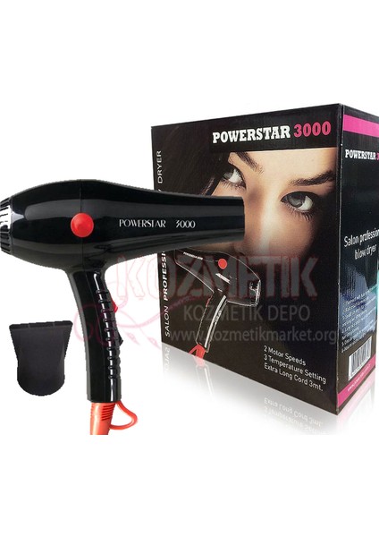 3000 Salon Tip Profesyonel Fön Makinesi 2500W