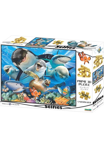 - Okyanusta Selfie 500 Parça Yetişkin Puzzle 10155