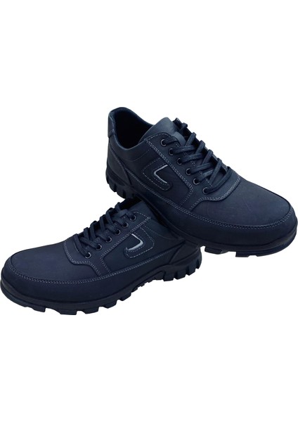 Erkek Bağcıklı Deri Crazy Siyah Termo TABAN-120-SİYAH