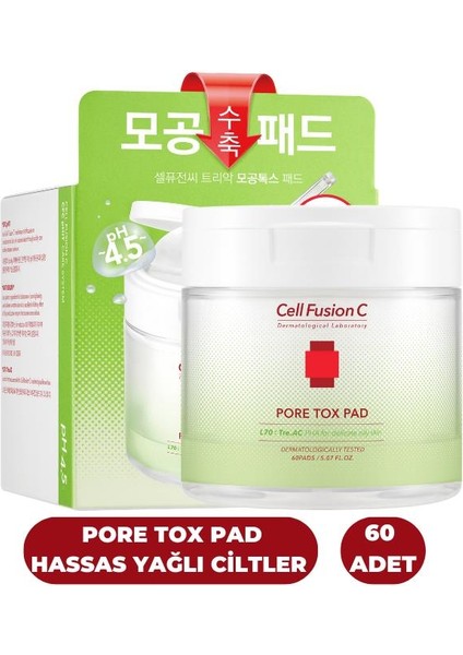 Pore Tox Pad- Bakım Pedi 60 adet