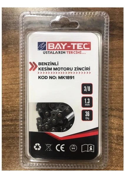 Bay-Tec Benzinli Kesim Motoru Zinciri 36 Diş