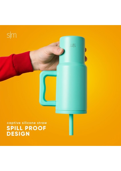 Çocuklar Için 24 Oz Tumbler, Saplı ve Silikon Hasır Kapaklı | Dökülmeye Karşı Dayanıklı ve Sızdırmaz | Yeniden Kullanılabilir Paslanmaz Çelik Şişe (Yurt Dışından) modelleri