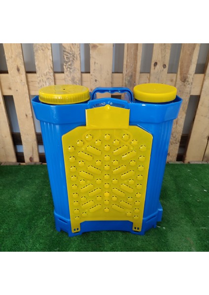 Şarjlı 16 Litre Sırt Pompası Basınç Ayarlı Sırt Pulverizatörü Ilaçlama Mavi