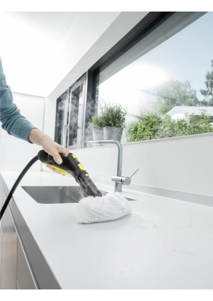 Sc 3 Easyfix Buharlı Temizlik Makinesi Cam Temizleme Nozülü 2 Adet Hediye Tek Kullanımlık Bez