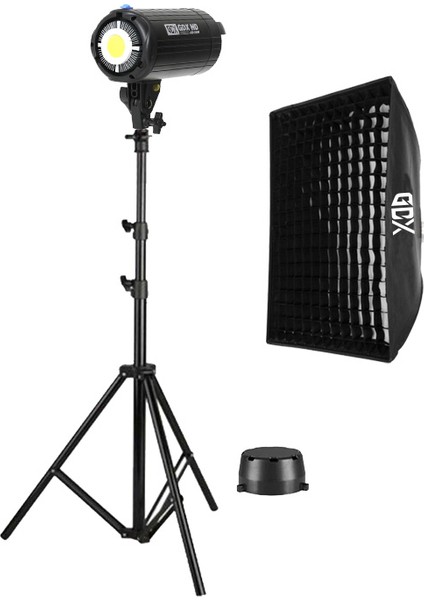 HD-200W LED Video Işığı Full Set (60X90 Softbox + 260CM Işık Ayağı)