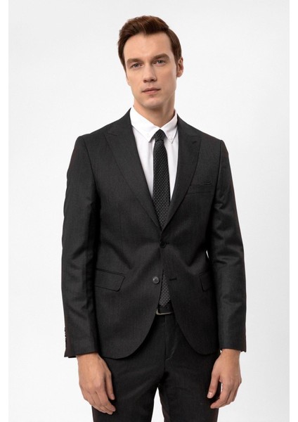 Slimfit Armürlü Takım Elbise Erkekler İçin Şık Siyah Tasarım Modern Kesim fiyatları