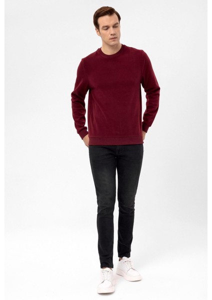 O Yaka Regular Kalıp Düz Triko fiyatları