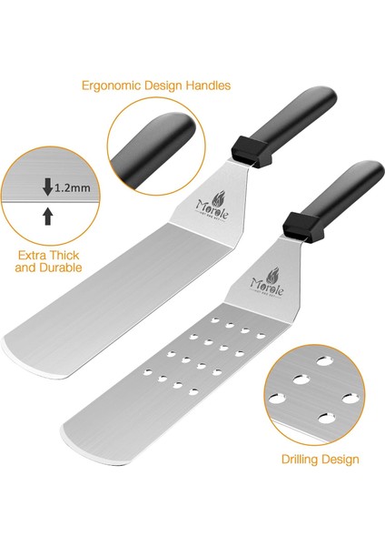 Parça - Barbekü Izgara Spatula Seti (Yurt Dışından)