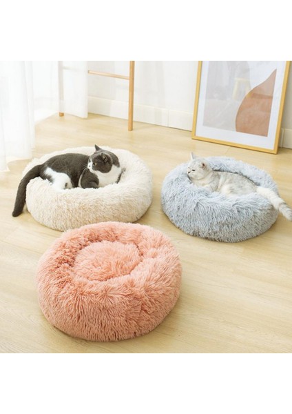 Peluş Evcil Hayvan Yuvası - Açık Kahverengi - Çap 50CM (Yurt Dışından) indirimleri
