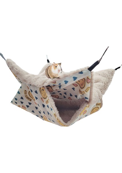 1 Adet Hamster Hamak-Ayçiçeği-Büyük Boy 34*34 (Yurt Dışından)