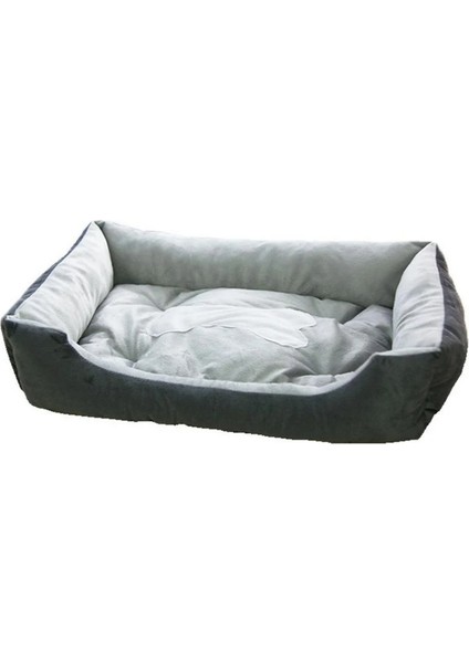 Köpek Kulübesi-Siyah ve Gri Tekli Köpek KULÜBESI-60*45CM (Yurt Dışından)