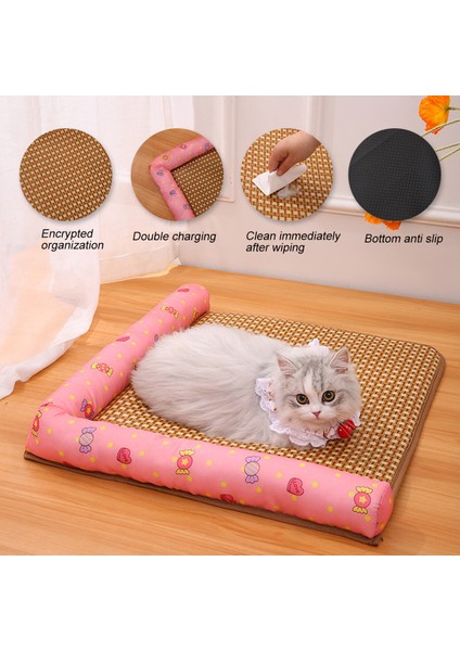 Kaymaz Kedi Soğutma Matı-Şeker Tozu-L (Yurt Dışından)