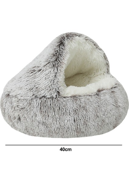 Kabuk Yarı Kapalı Kedi Yuvası-Kahverengi (PELUŞ)-40CM (Yurt Dışından) modelleri