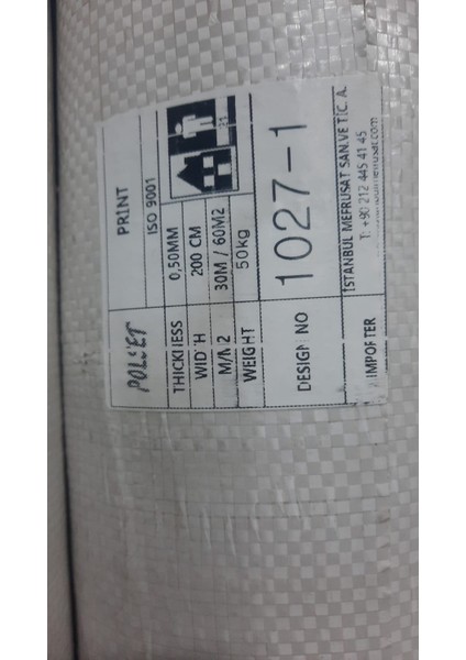MUŞAMBA 2 m X 5 m PVC ZEMİN KAPLAMA YER DÖŞEMESİ YER KAPLAMA