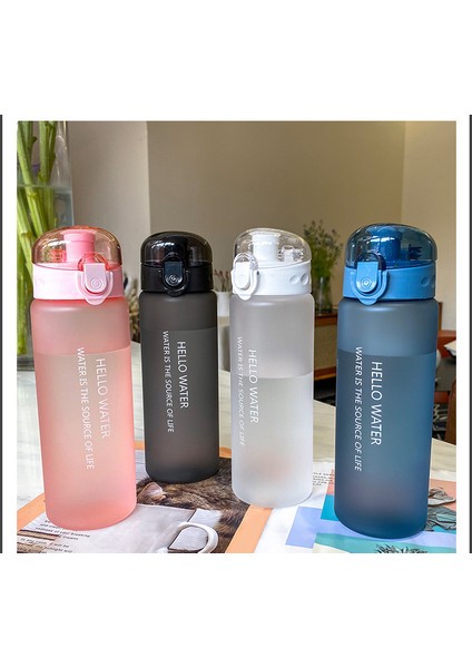 Yeni Buzlu Plastik Taşınabilir Bardak Öğrenci Açık Su Bardağı Buzlu Mavi 780 ml (Yurt Dışından) fiyatları