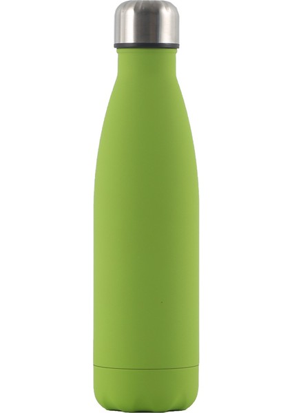 Paslanmaz Çelik Termos Bardak Açık Spor Pot Kola Şişesi Termos Bardak Kauçuk Boya Zeytin Yeşili (Yurt Dışından)