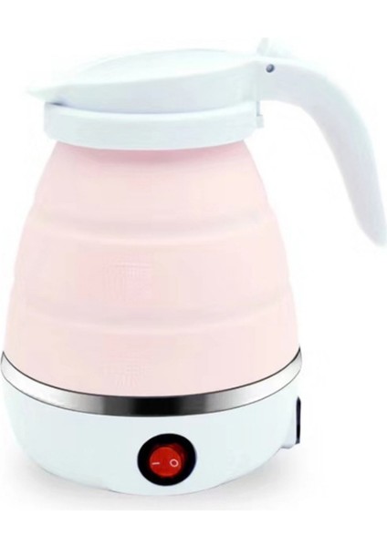 Ultra Ince Yükseltilmiş Gıda Sınıfı Silikon Seyahat Katlanabilir Elektrikli Su Isıtıcısı Kaynatın Kuru Koruma Çift Voltajlı ve Ayrılabilir Güç Kablosu ile Taşınabilir, 600 ml 110-2 (Yurt Dışından)