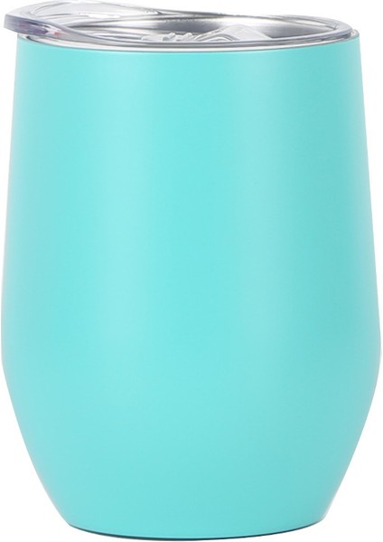 Yumurtalık Paslanmaz Çelik Yaratıcı U Şeklinde Kırmızı Şarap Termos Bardak Büyük Göbek 12OZ Yumurta Kabuğu Bardak Yıldız Turkuaz Mavi (Yurt Dışından)