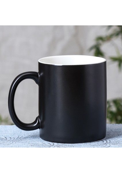 Seramik Bardak, Pürüzsüz Buzlu Porselen Kupa, Kahve Kupaları, Çay Bardağı, Ofis ve Ev Için, Sağlık Hediyesi, Maksimum Kapasite 13OZ, Siyah, Tekli (Yurt Dışından) fırsatları