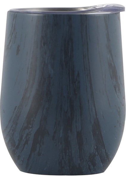 Yumurtalık Paslanmaz Çelik Yaratıcı U Şeklinde Kırmızı Şarap Termos Bardak Büyük Göbek 12OZ Yumurta Kabuğu Bardak Yıldız Kara Orman (Yurt Dışından)