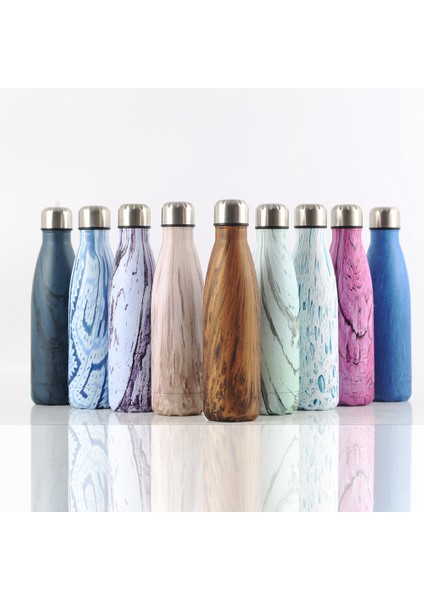 Yalıtım Fincan Spor Su Isıtıcısı Paslanmaz Çelik Yaratıcı Ahşap Tahıl Kola Şişesi Günlük Rengi (Yurt Dışından) fiyatları