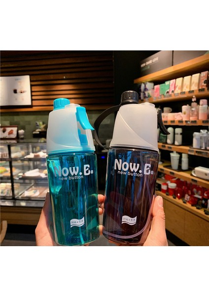 Sprey Su Bardağı Yaratıcı Açık Hava Sporları Plastik Su Şişesi Yaz Sıvı Alımı Soğutma Bardağı Mavi (Opp Torba) 400ML (Yurt Dışından) fırsatları