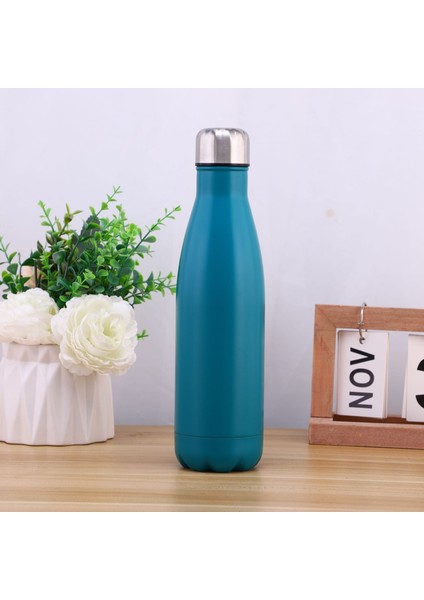 304 Paslanmaz Çelik Kola Şişesi Büyük Kapasiteli Açık Termos Spor Pot Bowling Bardağı 12 500 ml (Yurt Dışından)